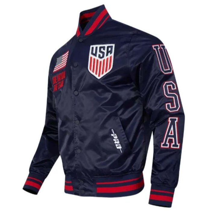 Art no.: HE-7002 </br> Soccer Varsity Jacket - Image 3